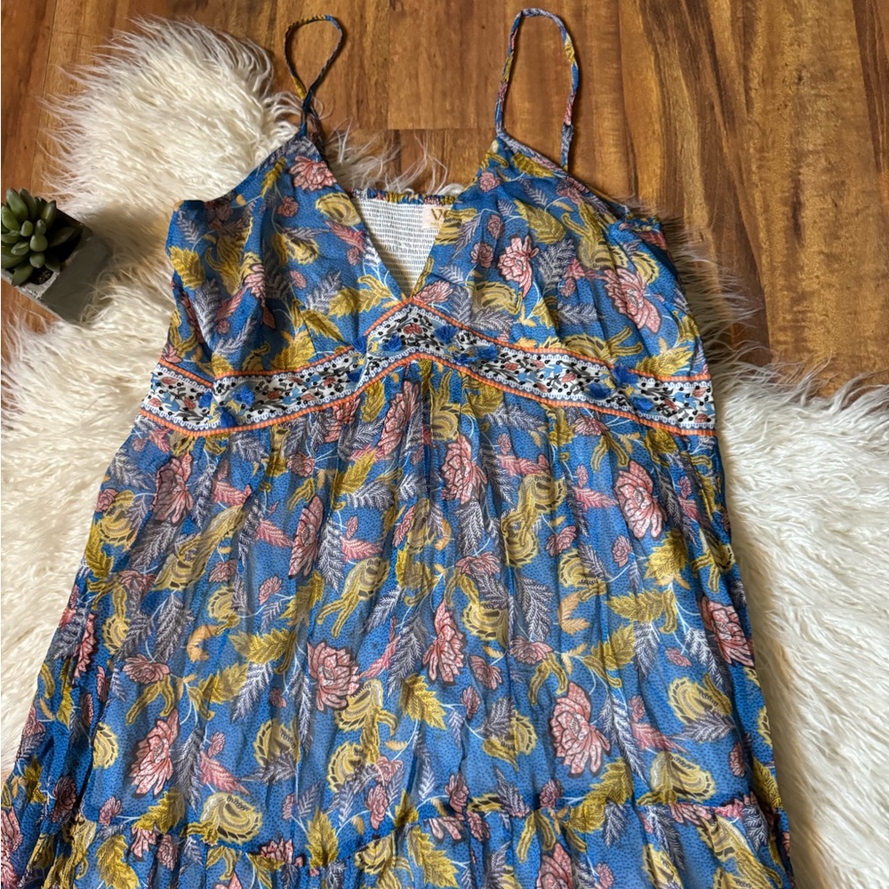 Anthropologie Verb By Pallavi Singhee Vineyard Tiered Maxi Dress - Picture 4 of 10
